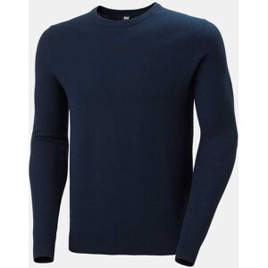 Helly Hansen Men's Skagen Marine Style Cotton-Knit Jumper Navy S - Navy Blue - Male Image