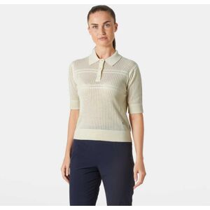 Helly Hansen Women's Salt Knit Polo White L - Cream White - Female Image