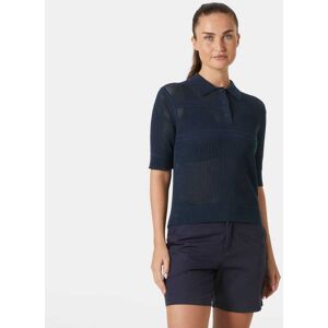Helly Hansen Women's Salt Knit Polo Navy L - Navy Blue - Female Image