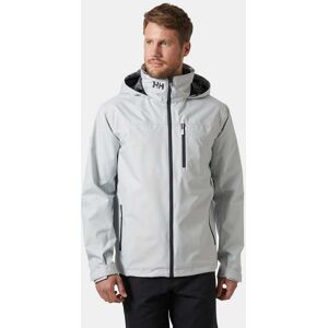 Helly Hansen Men’s Crew Hooded Sailing Jacket 2.0 Grey L - Grey Fog - Male Image