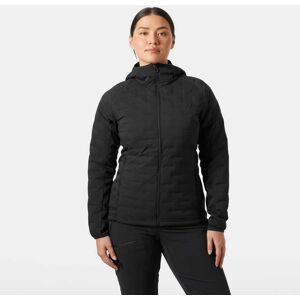 Helly Hansen Women's HP Hooded Stretch Insulator Grey M - Ebony Grey - Female Image