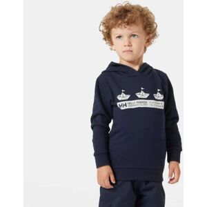 Helly Hansen Kids' Graphic Hoodie Navy 110/5 - Navy Blue - Unisex Image
