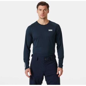 Helly Hansen Men's Lifa Active Crew Warm Base Layer Navy S - Navy Blue - Male Image