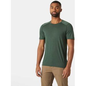 Helly Hansen Men’s Durawool T-shirt Green M - Jungle Gree Green - Male Image