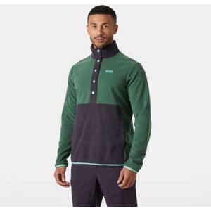 Helly Hansen Men's Daybreaker Snap Pullover Green XL - Jungle Gree Green - Male Image