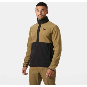 Helly Hansen Men's Daybreaker Snap Pullover Brown L - Sepia Brown - Male Image
