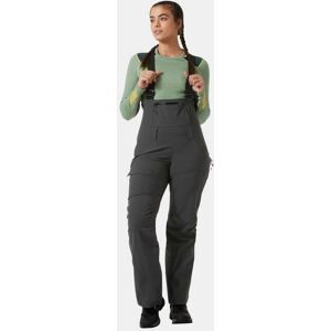 Helly Hansen Women’s Verglas Backcountry Ski Bib Trousers Grey XL - Ebony Grey - Female Image