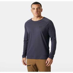 Helly Hansen Men's Trail Long Sleeve T-shirt Purple M - Black Grape Purple - Male Image
