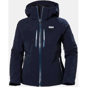 Helly Hansen Women's Alphelia Lightweight Lifaloft Ski Jacket Navy XL - Navy Blue - Female Image