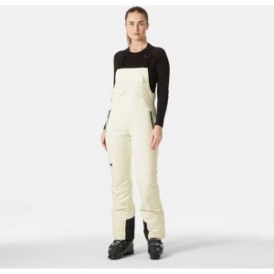 Helly Hansen Women's Legendary Insulated Ski Bib Trousers Beige L - Snow Beige - Female Image