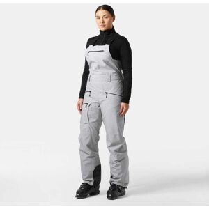 Helly Hansen Women's Powderqueen Bib Pants 2.0 Grey L - Grey Melang - Female Image