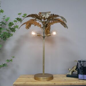 Large Gold Palm Tree Table Lamp Material: Home Decor & Accessories/Lighting Image