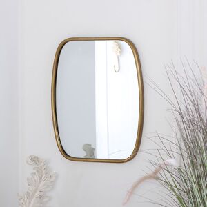 Rustic Gold Framed Mirror 40cm x 48.5cm Material: Mirrors Image