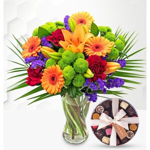 Prestige Flowers Joyful  & Belgian Chocolates Image