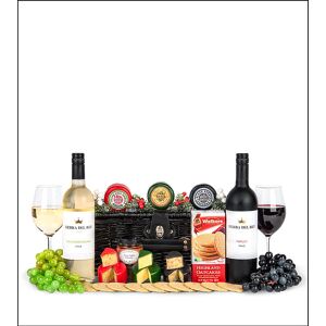 Festive Artisan Cheese & Wine Hamper - Gift Basket - Prestige Hampers Image