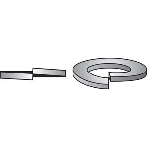 Hillman 3/8 in. D Zinc-Plated Steel Split Lock Washer 1500 pc Image