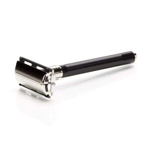 Feather Black Plastic Handle Butterfly Safety Razor #10065607 Image