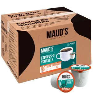 Maud's Coffee & Tea Maud's Decaf Espresso Roast Coffee Pods - 100ct Image 2