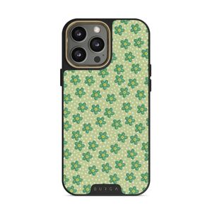 BURGA Daydream - Green Flowers iPhone 13 Pro Max Case Image
