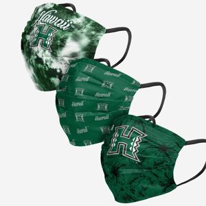FOCO Hawaii Rainbow Warriors Womens Matchday 3 Pack Face Cover - Women Image