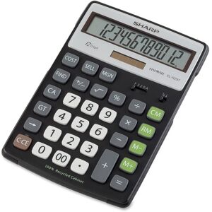 Sharp Calculators EL-R297BBK 12-Digit Extra Large Desktop Calculator Image