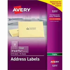 Wholesale Address & Mailing Labels: Discounts on Avery Mailing Labels for Copiers AVE5311 Image