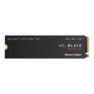 Western Digital WD Black 500GB SN770 NVMe Internal Gaming SSD Solid State Drive - Gen4 PCIe, M.2 2280, Up to 4,000 MB/s Image