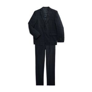 Marc New York Andrew Marc Boy's Checked Suit - Charcoal - Size 12  - male - Size: 12 Image