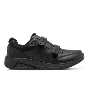 New Balance Men's Hook and Loop Leather 928v3 Walking Shoes - Black (Size 11.5 Wide)  - Black - Size: 11.5 2E Image