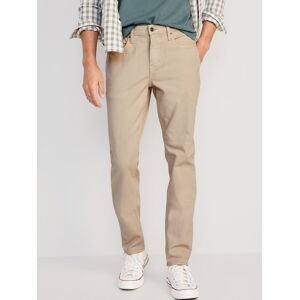 Old Navy Athletic Taper Five-Pocket Pants - Light Khaki - male - Size: 32W Image