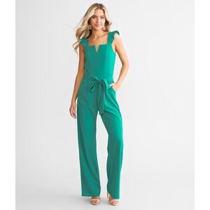Willow & Root Ruffled V-Wire Jumpsuit  - female - Size: Small Image