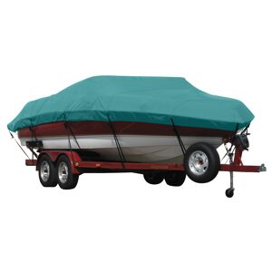 Covermate Exact Fit Sunbrella Boat Cover For SUPRA SPIRIT in Aqua Blue Acrylic Image