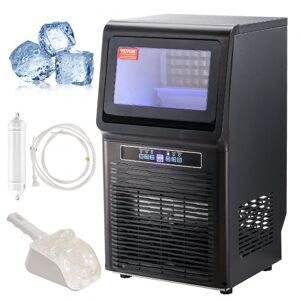 VEVOR Commercial Ice Maker, 70lbs/24H, Ice Maker Machine, 36 Ice Cubes in 12-15 Minutes, Freestanding Cabinet Ice Maker with 11lbs Storage Capacity LED Digital Display, for Bar Home Office Restaurant Image