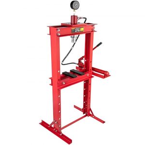 VEVOR Hydraulic Press 20 Ton Hydraulic Shop Floor Press 44000 lb w/ with Heavy Duty Steel Plates and H Frame Working Distance 41"(104cm) Top Mount for Gears and Bearings Image