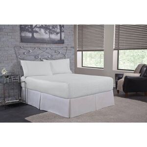 BedTite Absolutely Fitting 300 Thread Count 4-Piece White Solid Cotton California King Sheet Set Image