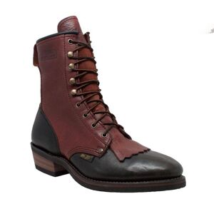 AdTec Men's Packer 9'' Work Boots - Soft Toe - Chestnut/Black Size 10(M) Image