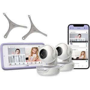 Hubble Nursery Pal Deluxe Twin Wireless, Wi-Fi Enabled Baby Monitor Image
