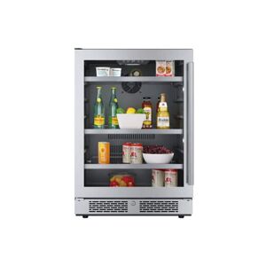 Avallon 24 in. Single Zone 140-Cans Built-in or Freestanding Beverage Cooler in Stainless Steel Image