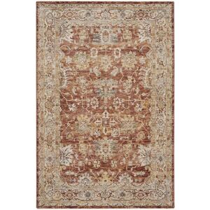 Nourison Petra Rust 5 ft. x 8 ft. Persian Vintage Floral Traditional Area Rug Image