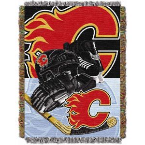 THE NORTHWEST GROUP Calgary Flames Polyester Throw Blanket Image