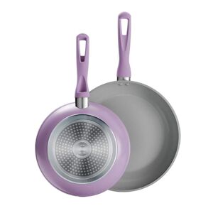 Tramontina 2-Piece Purple Aluminum Induction Frying Pan Set Image