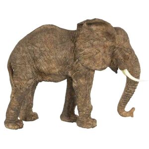 A & B Home 10 in. Polyresin Elephant Decorative Statue Image
