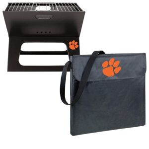 Picnic Time X-Grill Clemson Folding Portable Charcoal Grill Image