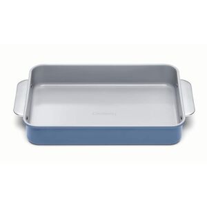 CARAWAY HOME Non-Stick Brownie Pan with Handle Slate Image