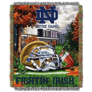 THE NORTHWEST GROUP University of Notre Dame Polyester Throw Blanket Image