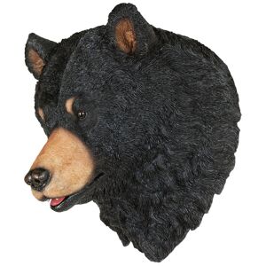 Design Toscano 12.5 in. x 12 in. American Black Bear Sculptural Wall Trophy Image
