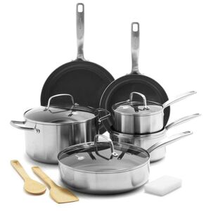 GreenPan Chatham 12-Piece Stainless Cookware Set Image