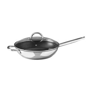 BERGNER 12 in. Stainless Steel Nonstick Frying Pan with Lid Image