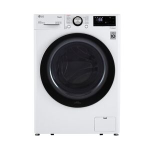 LG 24 in. W 2.4 Cu. Ft. Compact Stackable SMART Front Load Washer in White with Steam and AI Fabric Sensor / Smart Pairing Image