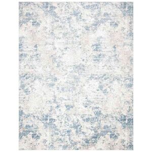 SAFAVIEH Amelia Gray/Blue 12 ft. x 18 ft. Distressed Abstract Area Rug Image